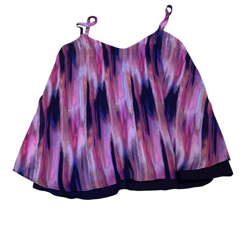 Torrid top size 2 fully lined purple